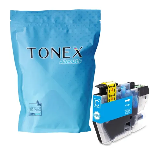 TONEREXPERT Premium Kompatibel für Brother LC-3211C Tintenpatrone Cyan bis zu 400 Seiten