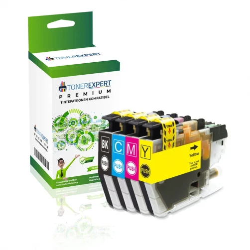 TONEREXPERT Premium Kompatibel für Brother LC3211 Tintenpatrone Multicolor Spar-Set