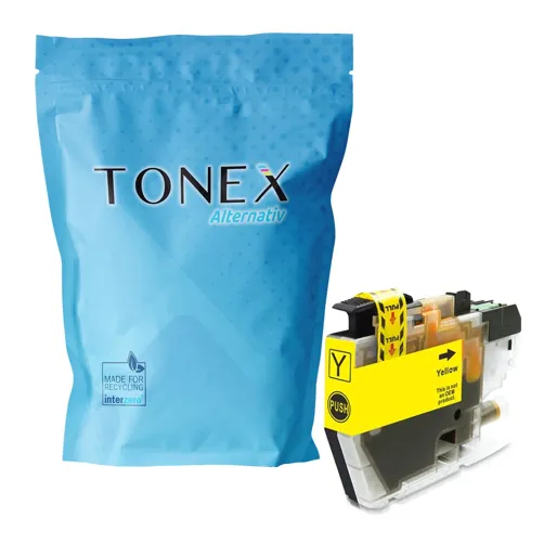 TONEREXPERT Premium Kompatibel für Brother LC-3211Y Tintenpatrone Gelb bis zu 200 Seiten