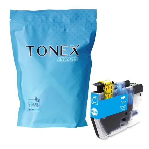 TONEX alternativ für Brother LC3213C Tinte Cyan bis zu 400 Seiten