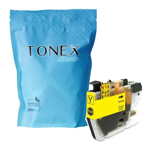 TONEX alternativ für Brother LC3213Y Tinte Gelb bis zu 400 Seiten