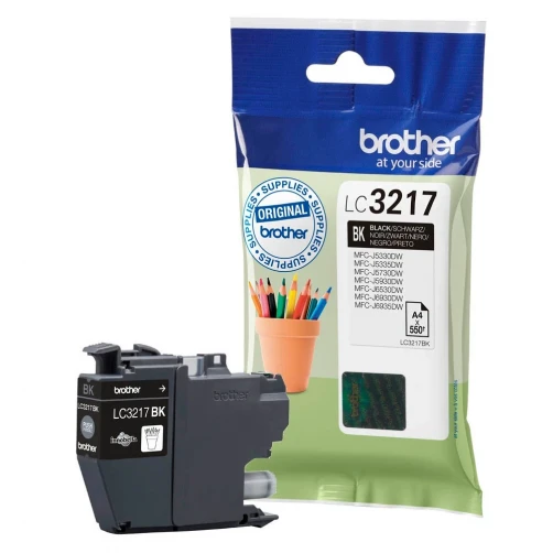 Original Brother LC-3217BK Tinte Schwarz bis zu 550 Seiten 15ml