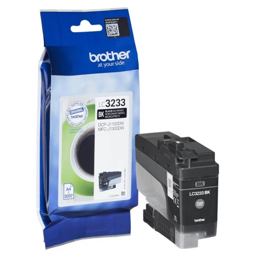 Original Brother LC-3233BK Tinte Schwarz bis zu 3000 Seiten