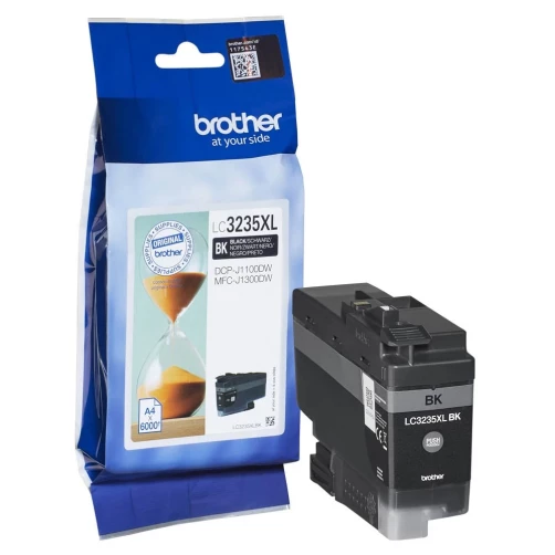 Brother Original LC-3235XLBK Tintenpatrone Schwarz bis zu 6000 Seiten