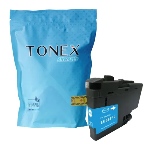 TONEX alternativ für Brother LC-3237 Tinte Cyan bis zu 1500 Seiten