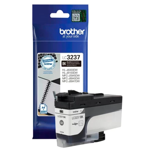 Original Brother LC-3237BK Tinte Schwarz bis zu 3000 Seiten