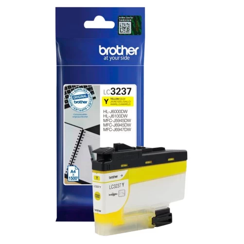 Brother Original LC-3237Y Tintenpatrone Gelb bis zu 1500 Seiten