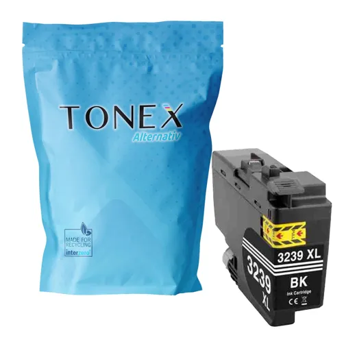 TONEX alternativ für Brother LC-3239XLBK Tinte Schwarz bis zu 6000 Seiten