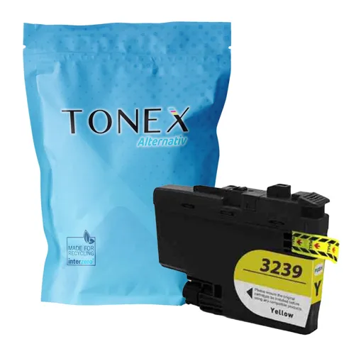 TONEREXPERT Premium Kompatibel für Brother LC-3239XLY Tintenpatrone Gelb bis zu 5000 Seiten