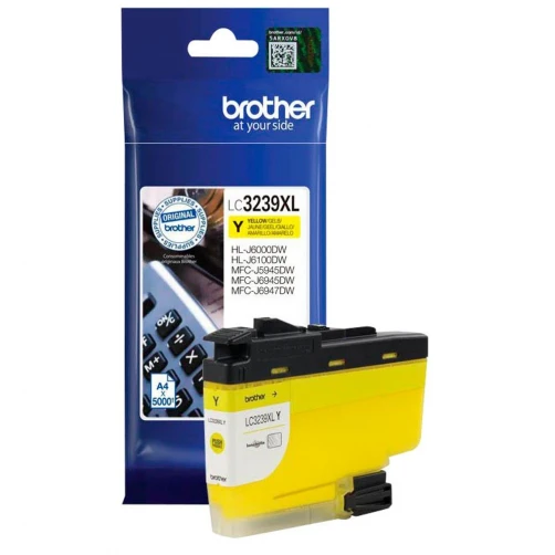 Brother Original LC-3239XL Tintenpatrone Gelb bis zu 5000 Seiten