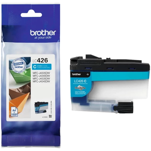 Brother Original LC-426C Tintenpatrone Cyan bis zu 1500 Seiten