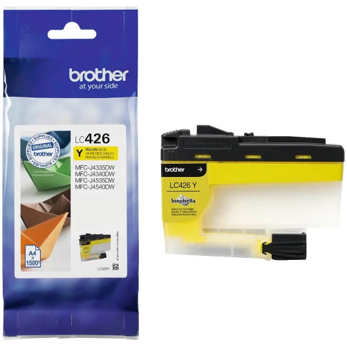 Original Brother LC-426Y Tinte Gelb bis zu 1500 Seiten