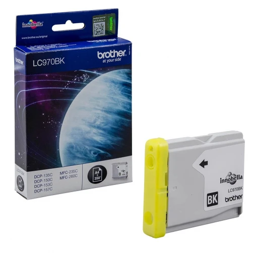 Original Brother LC-970 Tinte Schwarz bis zu 350 Seiten 9ml