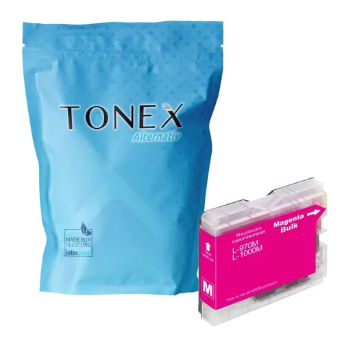 TONEX alternativ für Brother LC-970M Tinte Magenta bis zu 1000 Seiten