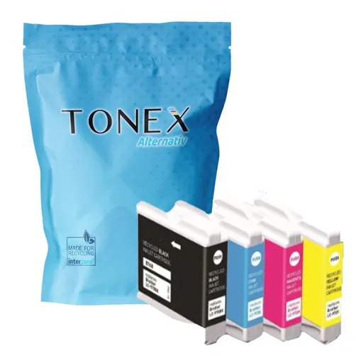 TONEX alternativ für Brother LC-970M4 Tinte Schwarz Cyan Magenta Gelb Spar-Set