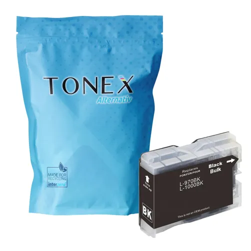 TONEX alternativ für Brother LC-970BK Tinte Schwarz bis zu 1000 Seiten