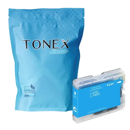 TONEX alternativ für Brother LC-970C Tinte Cyan bis zu 1000 Seiten