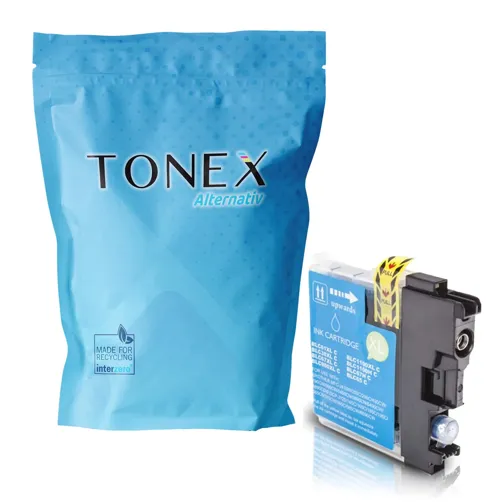 TONEX alternativ für Brother LC-980C Tinte Cyan bis zu 800 Seiten