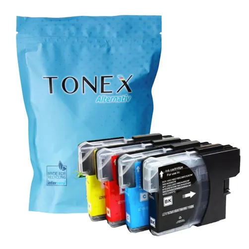 TONEX alternativ für Brother LC-980 Tinte Multicolor Spar-Set