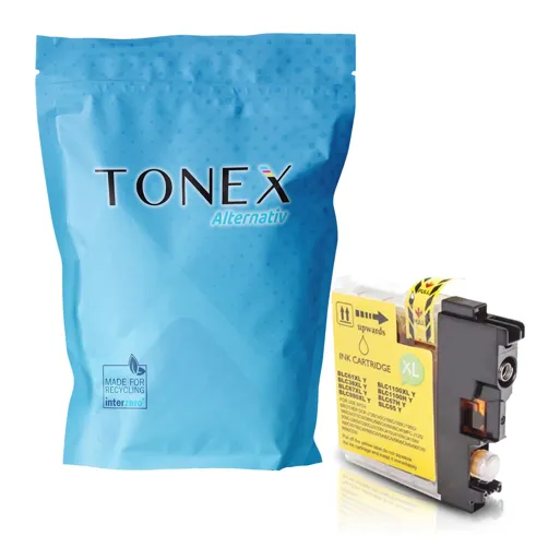 TONEREXPERT Premium Kompatibel für Brother LC-980Y Tintenpatrone Gelb bis zu 800 Seiten