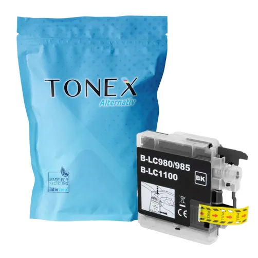 TONEX alternativ für Brother LC-985 Tinte Schwarz bis zu 700 Seiten