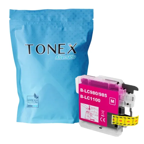 TONEX alternativ für Brother LC-985 Tinte Magenta bis zu 400 Seiten