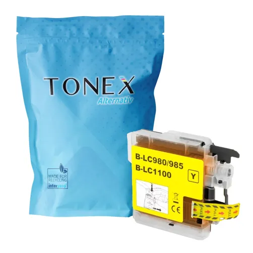 TONEX alternativ für Brother LC-985 Tinte Gelb bis zu 400 Seiten