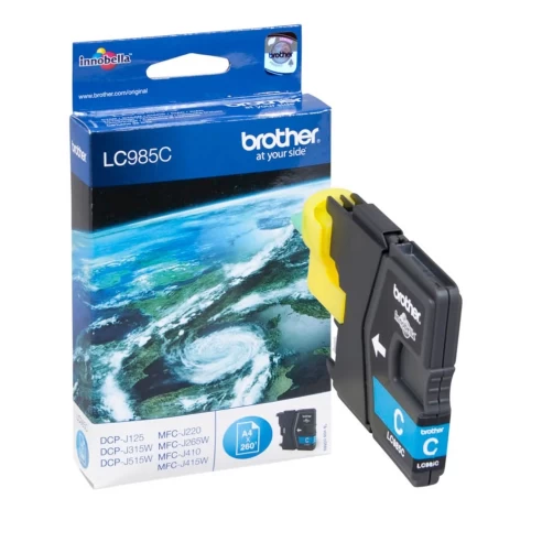 Original Brother LC-985C Tinte Cyan bis zu 260 Seiten 5ml