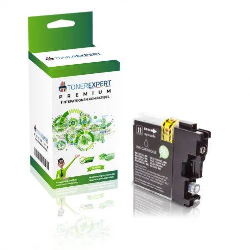 TONEX alternativ für Brother LC1100BK Tinte Schwarz bis zu 1100 Seiten