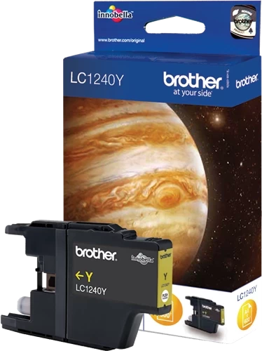 Original Brother LC-1240Y Tinte Gelb bis zu 600 Seiten