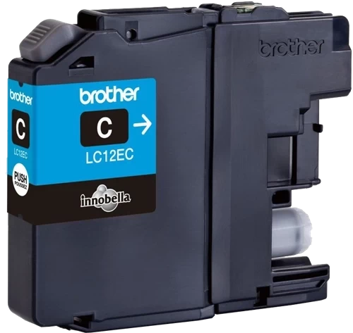 Original Brother LC-12EC Tinte Cyan bis zu 1200 Seiten