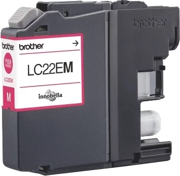 Original Brother LC-22EM Tinte Magenta bis zu 1200 Seiten 12ml