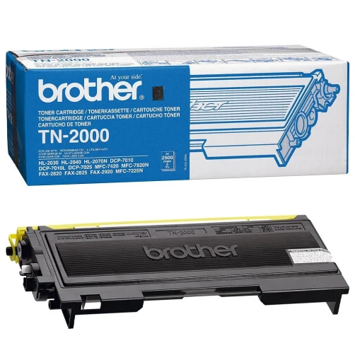 Brother Original TN-2000 Tonerkartusche Schwarz bis zu 2500 Seiten