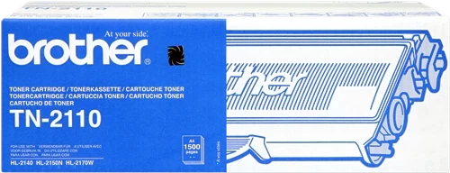 Original Brother TN-2110 Toner Schwarz bis zu 1500 Seiten