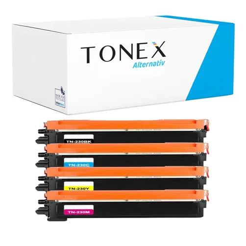 TONEREXPERT Premium Kompatibel für Brother TN-230 Tonerkartusche Multicolor Spar-Set