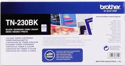 Original Brother TN-230BK Toner Schwarz bis zu 2200 Seiten
