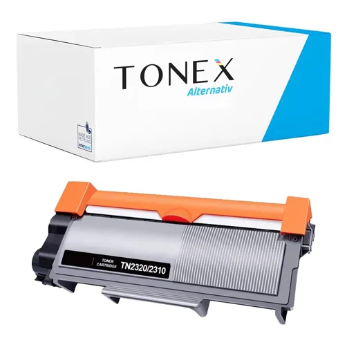 TONEX alternativ für Brother TN-2320BK Toner Schwarz bis zu 2600 Seiten