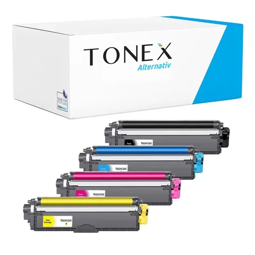 TONEREXPERT Premium Kompatibel für Brother TN241-TN245 Tonerkartusche Schwarz Cyan Magenta Gelb 4er-Pack Spar-Set