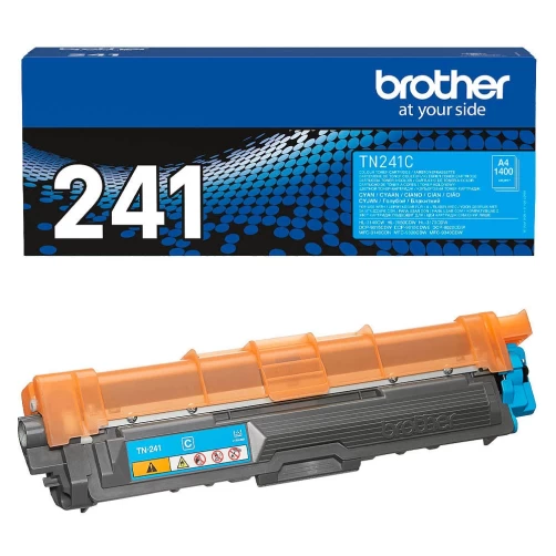 Brother Original TN-241C Tonerkartusche Cyan bis zu 1400 Seiten