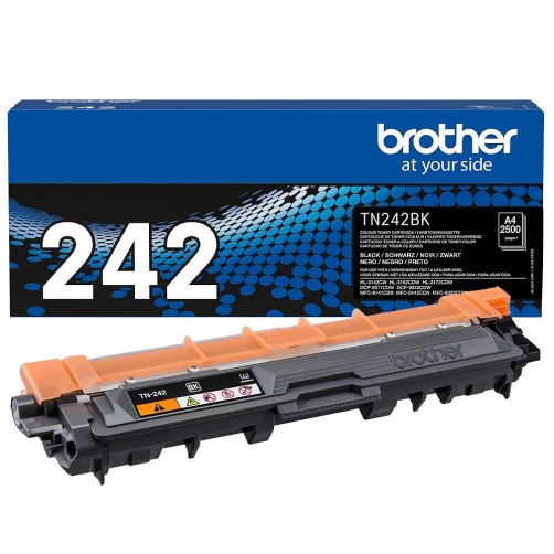 Original Brother TN-242BK Toner Schwarz bis zu 2500 Seiten