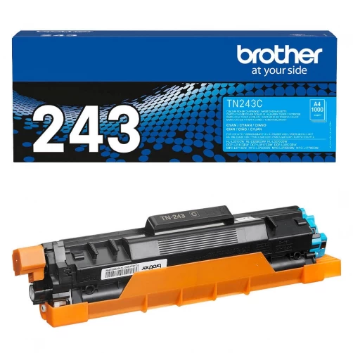 Brother Original TN-243C Tonerkartusche Cyan bis zu 1000 Seiten