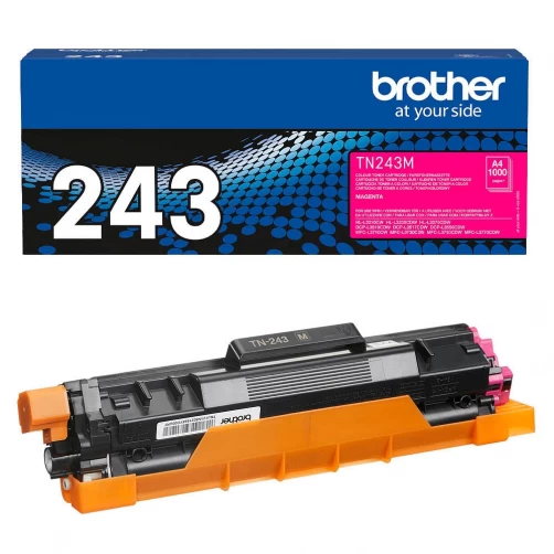 Brother Original TN-243M Tonerkartusche Magenta bis zu 1000 Seiten