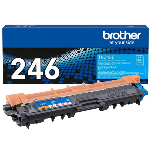 Brother Original TN-246C Tonerkartusche Cyan bis zu 2200 Seiten