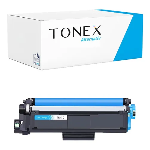 TONEX alternativ für Brother TN-247C Toner Cyan bis zu 2300 Seiten