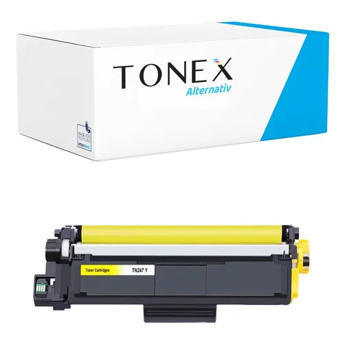TONEX alternativ für Brother TN-247Y Toner Gelb bis zu 2300 Seiten
