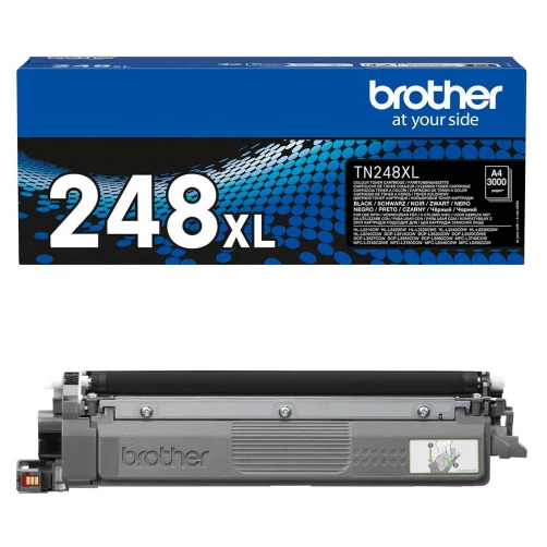 Original Brother TN-248XLBK / 248XL Toner Schwarz bis zu 3000 Seiten