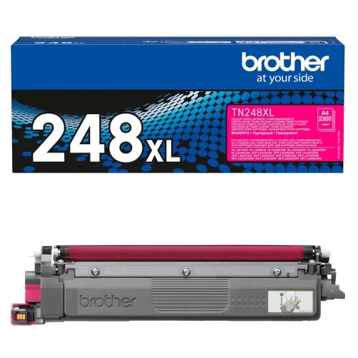 Brother Original TN-248XLM / 248XL Tonerkartusche Magenta bis zu 2300 Seiten