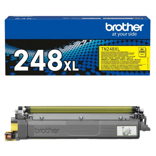 Brother Original TN-248XLY / 248XL Tonerkartusche Gelb bis zu 2300 Seiten