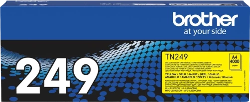 Original Brother TN-249Y / 249 Toner Gelb bis zu 4000 Seiten
