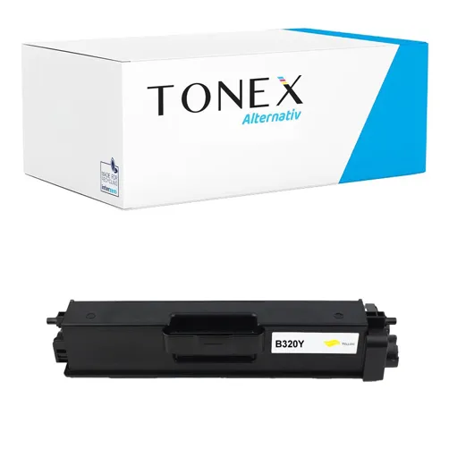 TONEREXPERT Premium Kompatibel für Brother TN-320Y Tonerkartusche Gelb bis zu 1500 Seiten